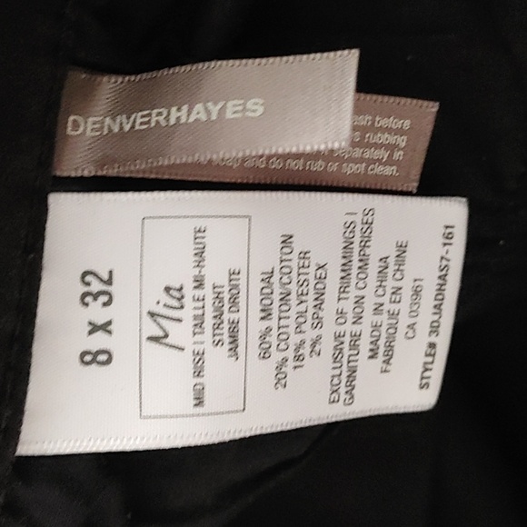 Denver  Hayes Mia straight jeans women’s size 8x32 - Picture 6 of 6